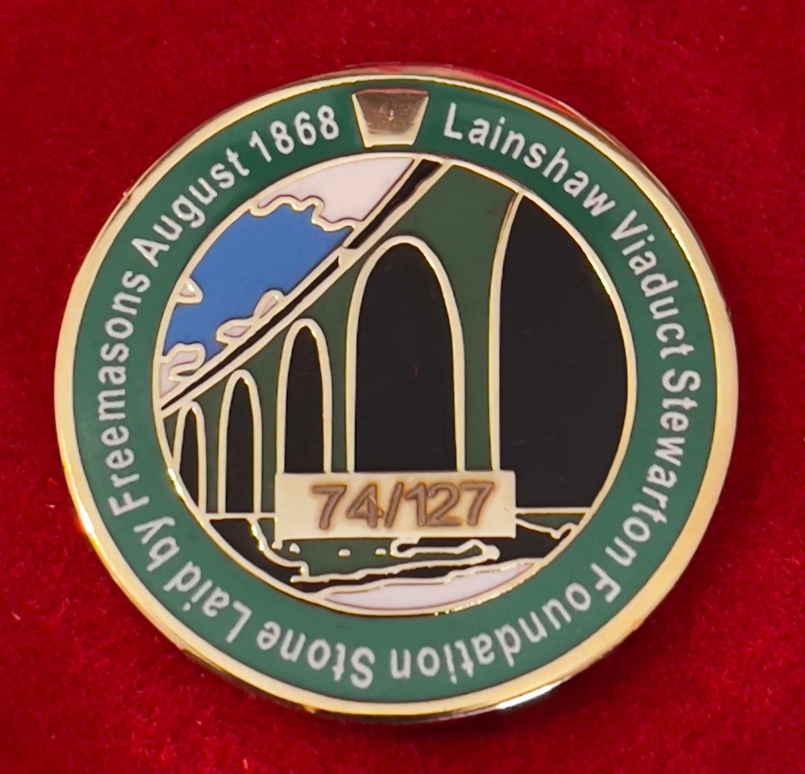 Master's Charity Mark Token, back