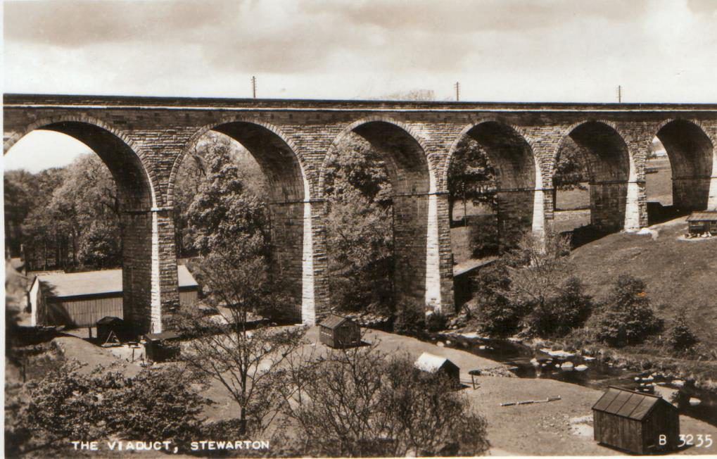 The Lainshaw Viaduct commemorative mark token